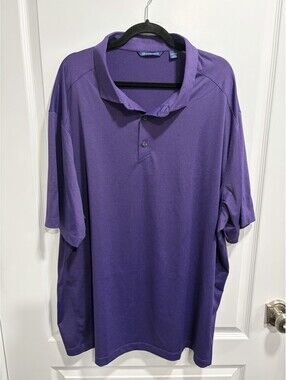 Cutter & Buck Men’s Polo Shirt Size 3XL Big 3XLB Purple Heather